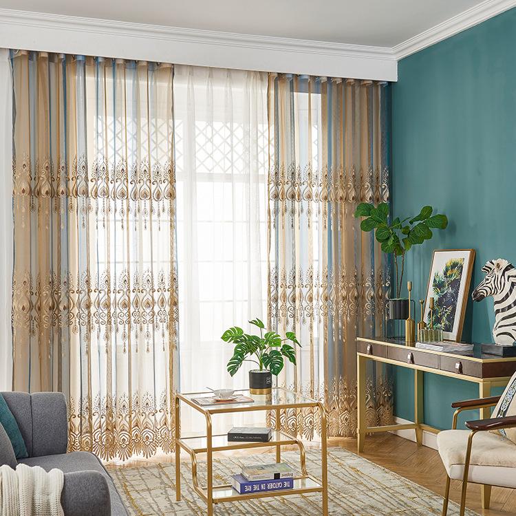 Custom xiu hua sha lan ka Gradient Twisted above Yarn Nordic Living Room Bedroom Transparent Gauze Screens, Tulle
Custom xiu hua sha lan ka Gradient Twisted above Yarn Nordic Living Room Bedroom Transparent Gauze Screens, Tulle