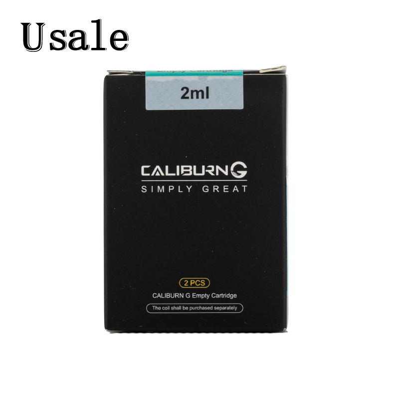 2pcs/Pack Uwell Caliburn G Empty Pod Cartridge 2ml Capacity Tank Refillable Atomizer For Caliburn G Pod System Kit 100% Original
2pcs/Pack Uwell Caliburn G Empty Pod Cartridge 2ml Capacity Tank Refillable Atomizer For Caliburn G Pod System Kit 100% Original