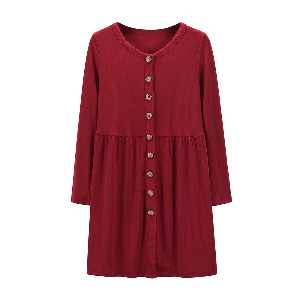 Knitted long-sleeved cardigan for fall/winter 2021 new style V-neck casual single-breasted long-sleeved top sweater