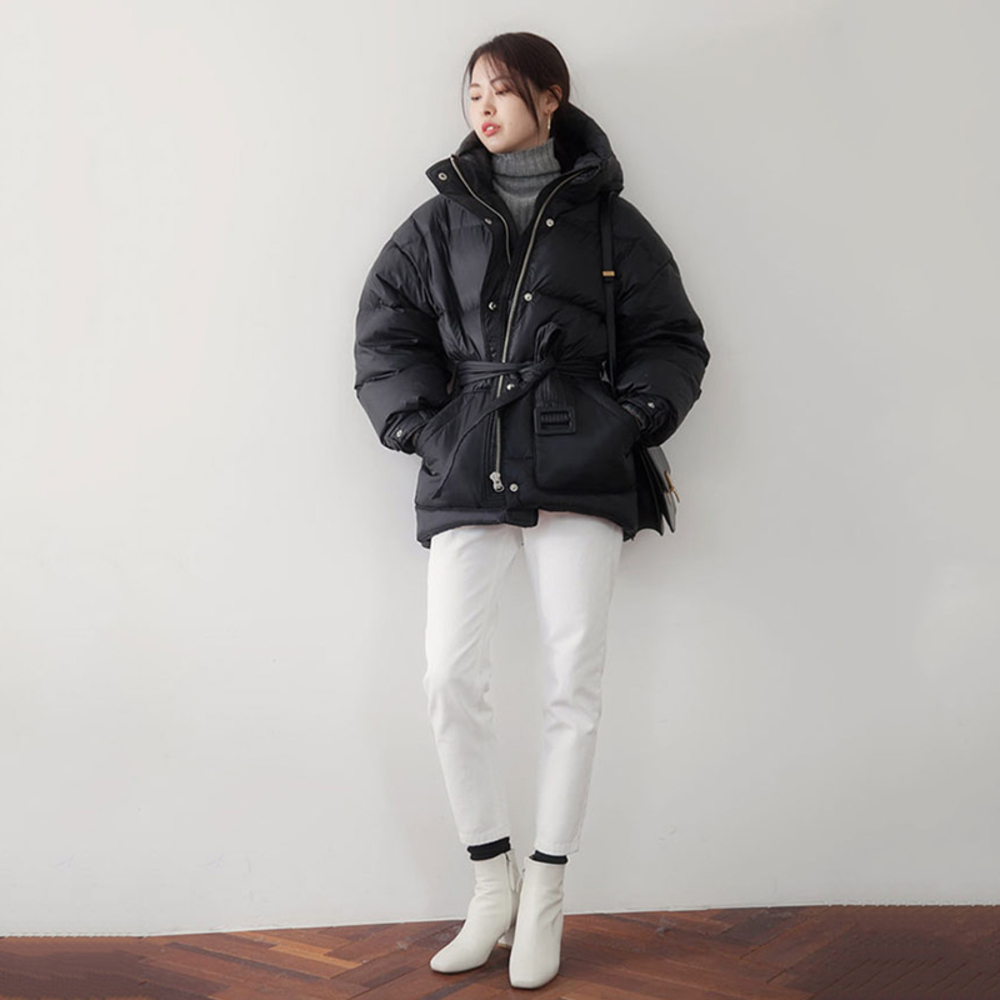 Winter 2020 Female White Duck Down Short Bright Hooded Parkas Coat New Thick Warm Loose Casual Oversized Women jacket A75, Beige
Winter 2020 Female White Duck Down Short Bright Hooded Parkas Coat New Thick Warm Loose Casual Oversized Women jacket A75, Beige