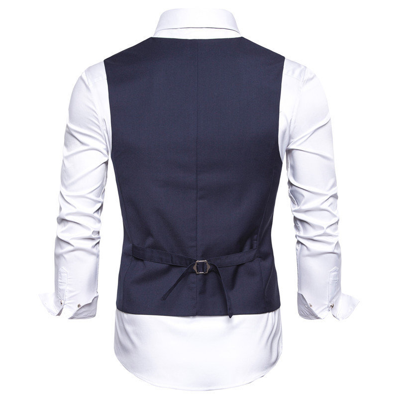 6XL Big Size Mens Black Blue Red Dress Vest Waistcoat for Men Sleeveless Blazer Business Casual Suit Vests Formal Chaleco Hombre 201124