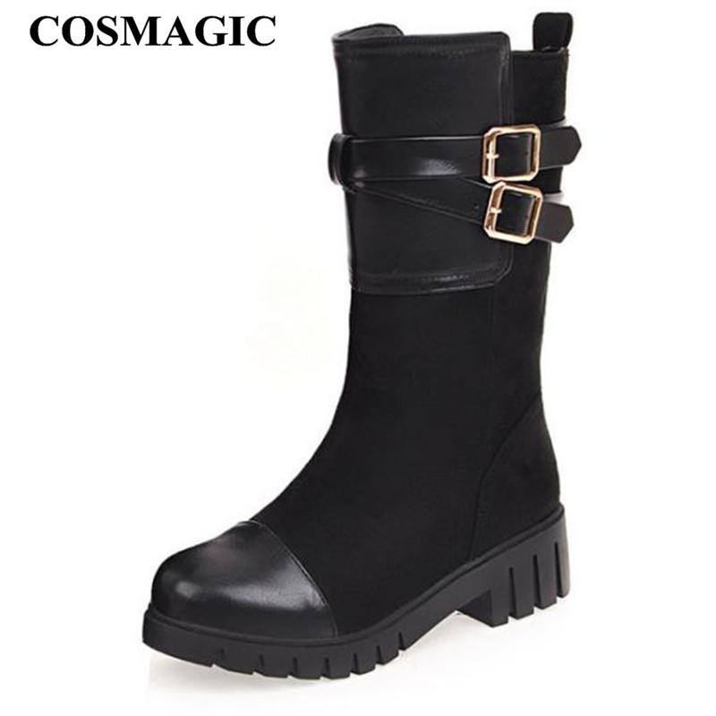 COSMAGIC 2020 New Winter Women Buckle Mid Calf Boots Fashion Knight Boots Round Toe Med Heel Keep Warm Long, Wine red
COSMAGIC 2020 New Winter Women Buckle Mid Calf Boots Fashion Knight Boots Round Toe Med Heel Keep Warm Long, Wine red