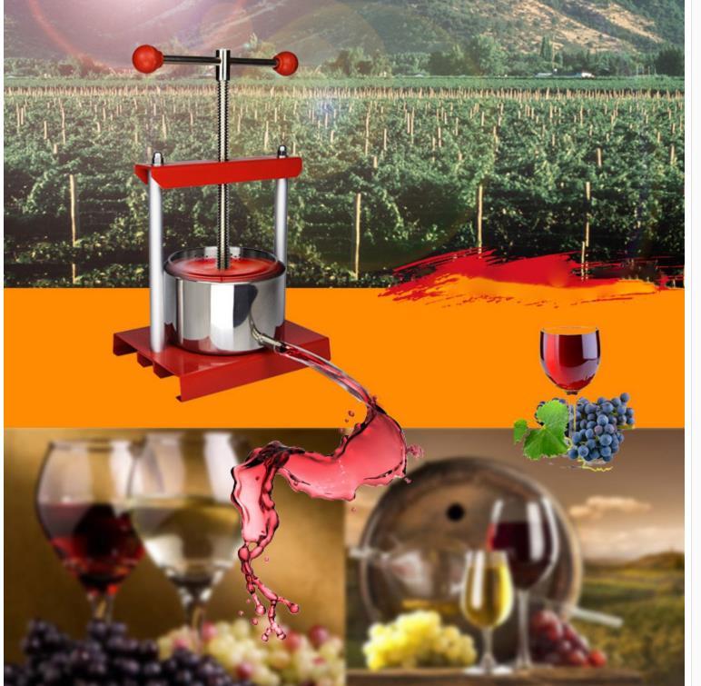 Grape Juicer Stainless steel manual juicing press Wine dreg juice separation vegetable filling Water extruder Juice pressing
Grape Juicer Stainless steel manual juicing press Wine dreg juice separation vegetable filling Water extruder Juice pressing