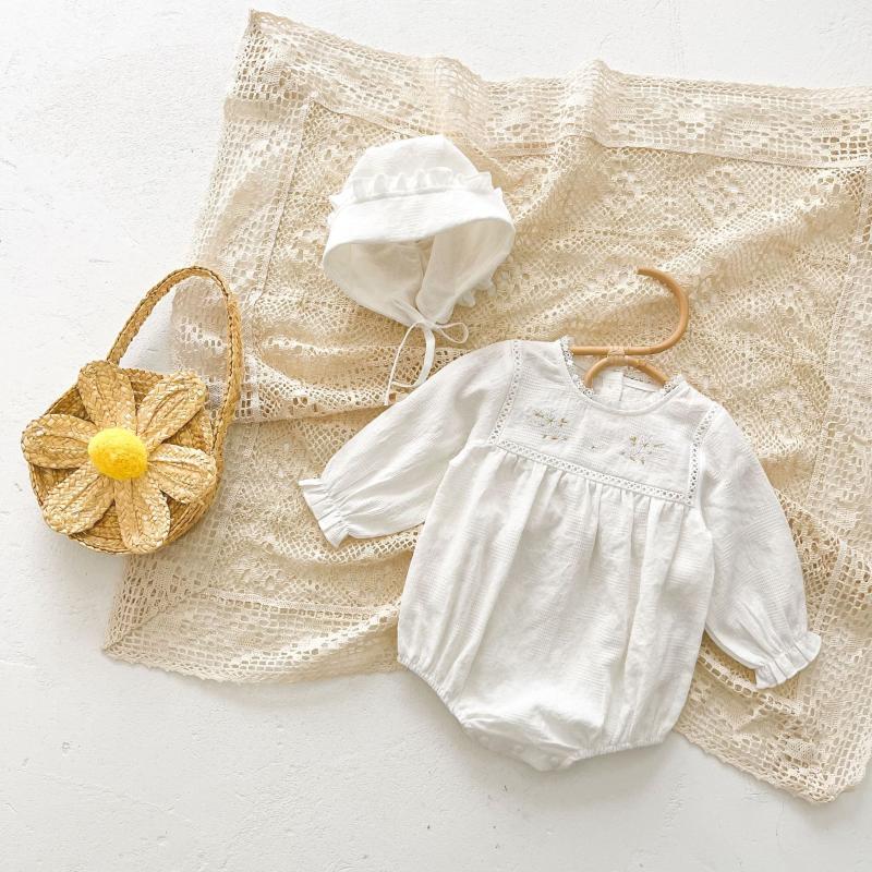Rompers 2022 Spring Baby Girls Cute Embroidery Flower Jumpsuit Infant Long Sleeve With Hat Bodysuit Toddler Lace Edge Cotton Clothes, Blue
Rompers 2022 Spring Baby Girls Cute Embroidery Flower Jumpsuit Infant Long Sleeve With Hat Bodysuit Toddler Lace Edge Cotton Clothes, Blue