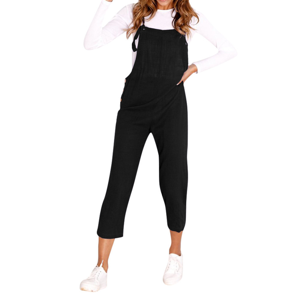Women Spaghetti Strap Wide Legs Bodycon Jumpsuit Trousers Rompers summer womens romper Loose Dungarees New A1 T200303