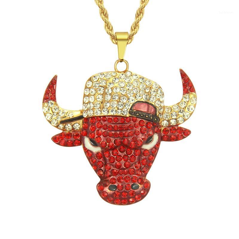 1PCS Bull Pendant Necklace Crystal Zircon Hip Hop Jewelry With Chain Necklace Punk Rock Exaggerated Jewelry Gift, MY10-YJ10-55661
1PCS Bull Pendant Necklace Crystal Zircon Hip Hop Jewelry With Chain Necklace Punk Rock Exaggerated Jewelry Gift, MY10-YJ10-55661
