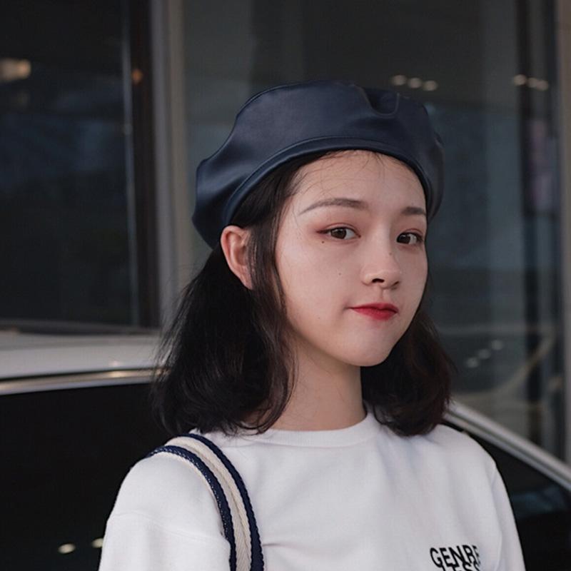 Berets Autumn Winter Solid Color Leather Flat Top Beret Cap For Men Women Fashion Caps Hip Hop Hat Outdoor Visor Casual Hats, Black
Berets Autumn Winter Solid Color Leather Flat Top Beret Cap For Men Women Fashion Caps Hip Hop Hat Outdoor Visor Casual Hats, Black