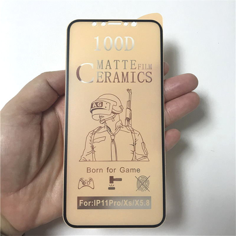 100D Ceramics Film Matte Screen Protector Frosted Explosion Curved Protective Guard Full Cover Shield For iPhone 13 Pro Max 12 Mini 11 XS XR X 8 7 6 Plus SE
100D Ceramics Film Matte Screen Protector Frosted Explosion Curved Protective Guard Full Cover Shield For iPhone 13 Pro Max 12 Mini 11 XS XR X 8 7 6 Plus SE