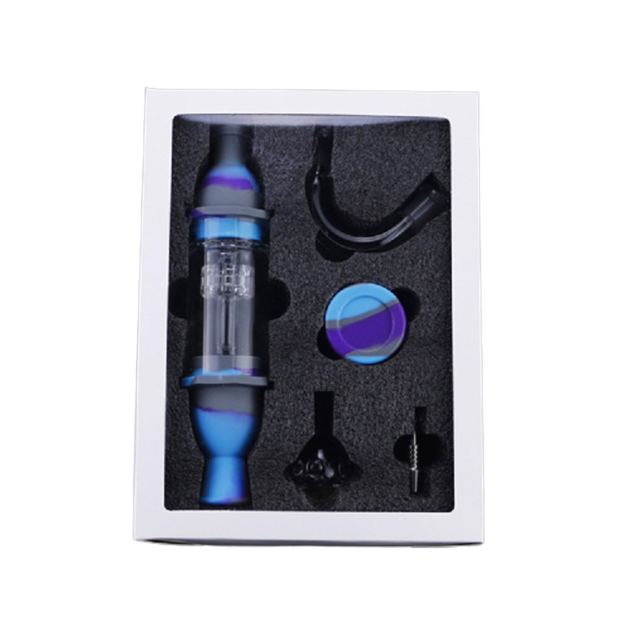 Silicone Glass Water Pipe Hookah Bong Nectar Collector Kit Concentrate Smoking Pipe with Titanium Nail DABs Straw Oil Rigs
Silicone Glass Water Pipe Hookah Bong Nectar Collector Kit Concentrate Smoking Pipe with Titanium Nail DABs Straw Oil Rigs