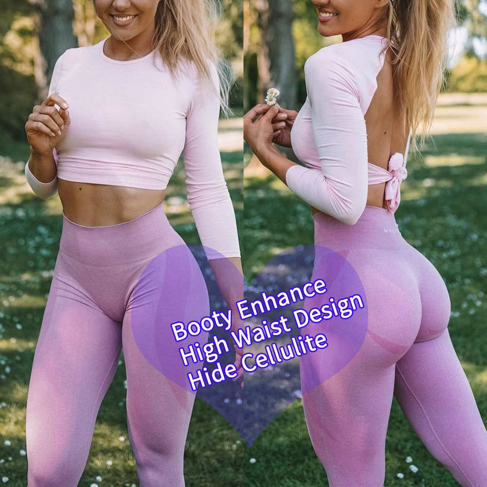 KIWI RATA Sexy Leggings for Women High Waisted Yoga Pants Full Length Seamless Workout Leggings for Fittness Sports Yoga Legging 201202