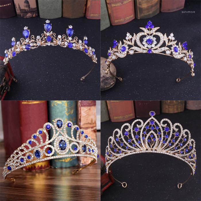 2020 blue Wedding Crown for Bridal Headpiece Gold Baroque Crystal tiaras and crowns Bride tiara Wedding Hair Accessories1
2020 blue Wedding Crown for Bridal Headpiece Gold Baroque Crystal tiaras and crowns Bride tiara Wedding Hair Accessories1