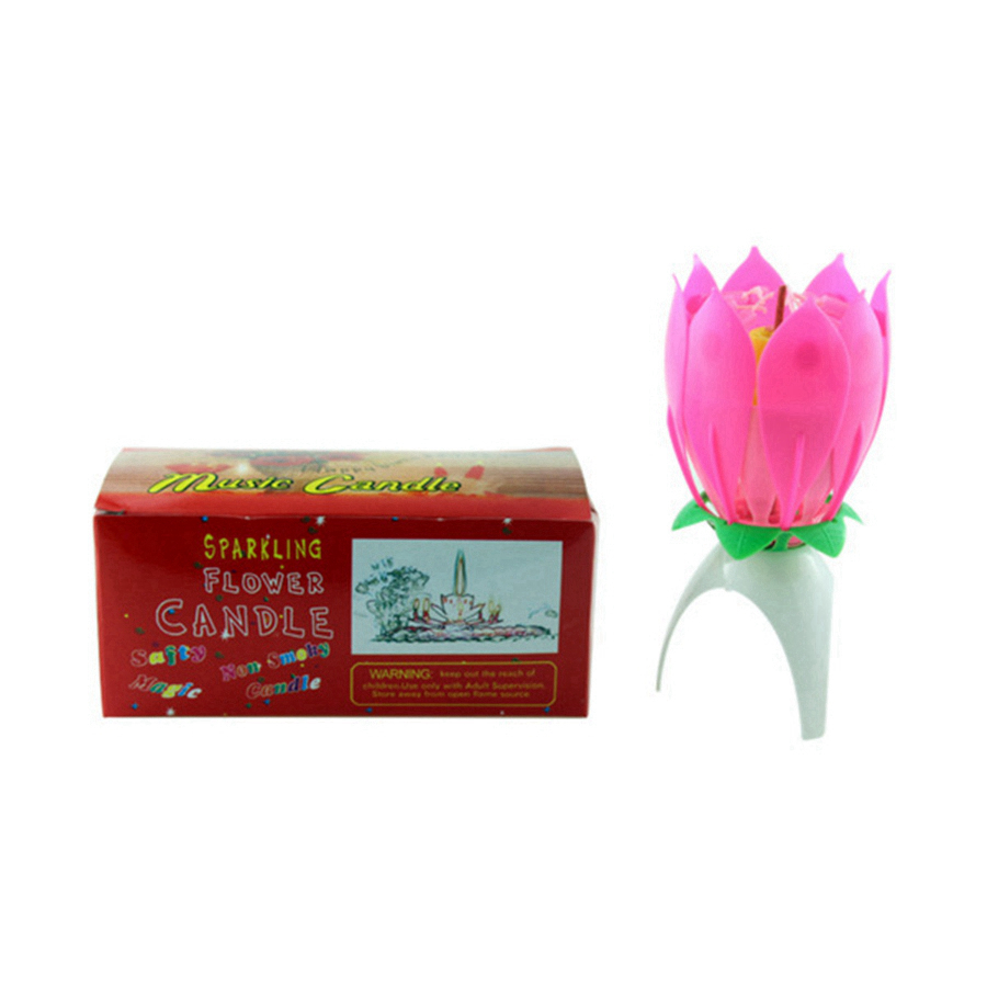 Lotus Music Candle Lotus Singing Birthday Party Cake Music Flash Candle Flower Music Candle Cake Accessories Holiday Supplies RRA3758
Lotus Music Candle Lotus Singing Birthday Party Cake Music Flash Candle Flower Music Candle Cake Accessories Holiday Supplies RRA3758