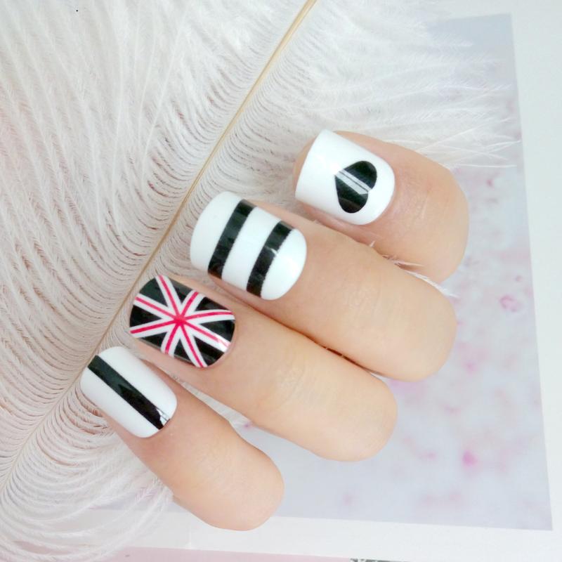 UK Flag Artificial Fake Fingernails Black Heart False Nails With Design DIY Full Cover Tips Manicure Tool, Z051
UK Flag Artificial Fake Fingernails Black Heart False Nails With Design DIY Full Cover Tips Manicure Tool, Z051