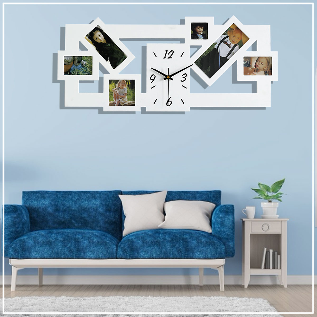 Nordic Style Photo Frame Wall Clocks DIY Modern Desigh Multi Photo Art Picture Frame Clock for Living Room Horloge Home Decor
Nordic Style Photo Frame Wall Clocks DIY Modern Desigh Multi Photo Art Picture Frame Clock for Living Room Horloge Home Decor