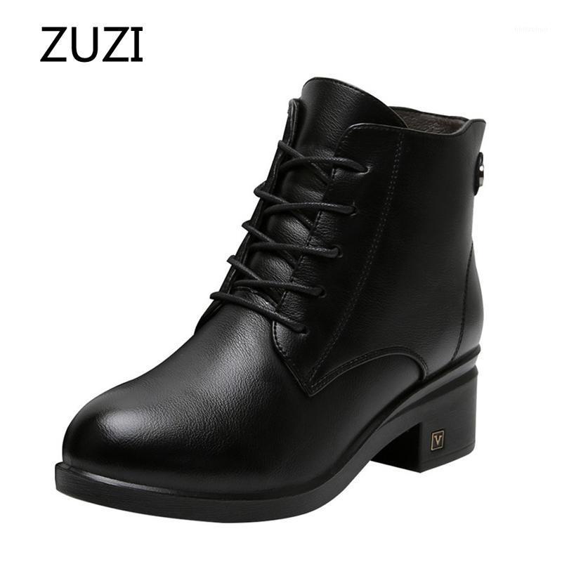 ZUZI Women's Warm Boots Boots Winter Plush Pu Leather Shoes High Heel Lace Cottton Boot Short Zip for Female Footwear1, Black 2
ZUZI Women's Warm Boots Boots Winter Plush Pu Leather Shoes High Heel Lace Cottton Boot Short Zip for Female Footwear1, Black 2