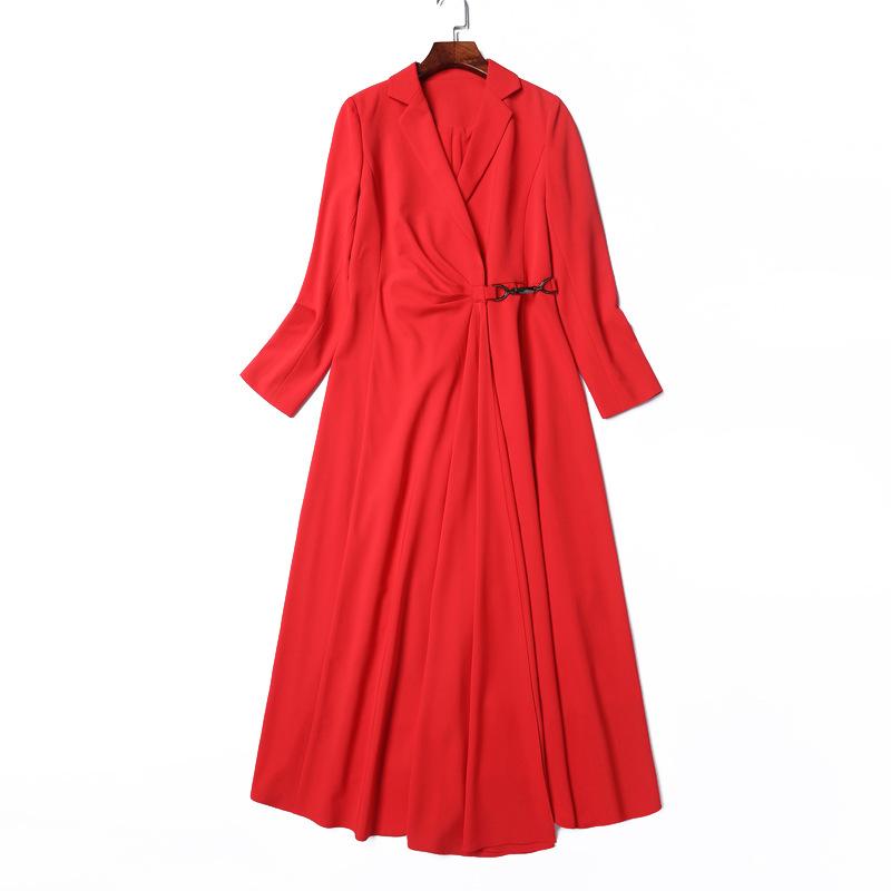Trench Coat Women 2020 Spring Elegant Irregular Solid color Long sleeve turndown collar Slim Fashion Long Coat Female, Red
Trench Coat Women 2020 Spring Elegant Irregular Solid color Long sleeve turndown collar Slim Fashion Long Coat Female, Red