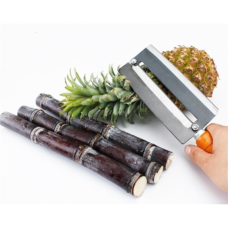 peelers Sharp Cutter Sugarcane Cane knives pineapple knife stainless steel cane artifact planing tool peel fruit Paring knife 201202