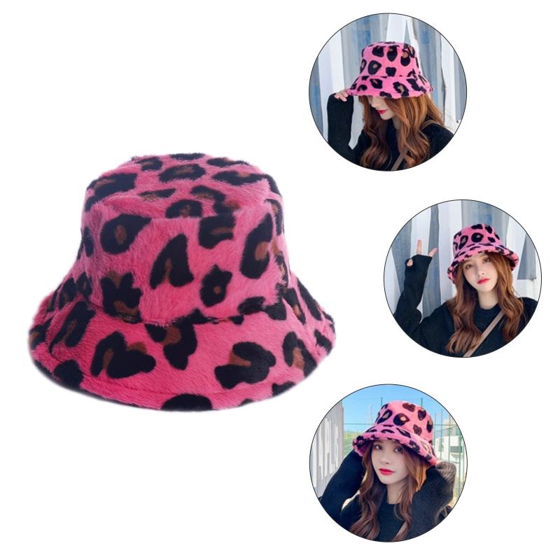 Wide Brim Hats Women Thicken Fuzzy Plush Bucket Hat Vintage Leopard Sunscreen Fisherman Cap 03KF, White
Wide Brim Hats Women Thicken Fuzzy Plush Bucket Hat Vintage Leopard Sunscreen Fisherman Cap 03KF, White