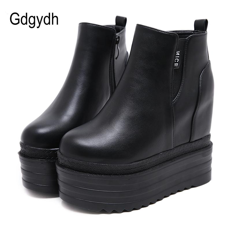 Gdgydh Hot Ladies High Platform Boots Fashion High Heels Ankle Boots Women Black Party Wedges Shoes Woman Fall 2020, Pu
Gdgydh Hot Ladies High Platform Boots Fashion High Heels Ankle Boots Women Black Party Wedges Shoes Woman Fall 2020, Pu