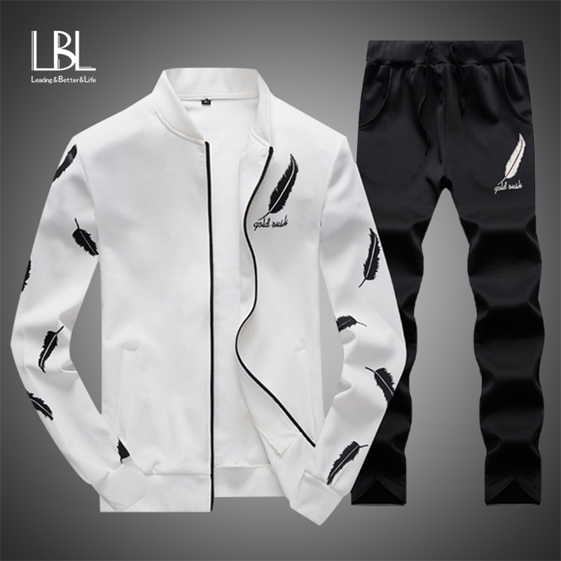 Men Fashion Sets 2PC Autumn Two Pieces Casual Tracksuits Male Zipper Sweatshirt+Sweatpants Suits Men Plus Size 2PC Sportswears 201109, Black tz39
Men Fashion Sets 2PC Autumn Two Pieces Casual Tracksuits Male Zipper Sweatshirt+Sweatpants Suits Men Plus Size 2PC Sportswears 201109, Black tz39