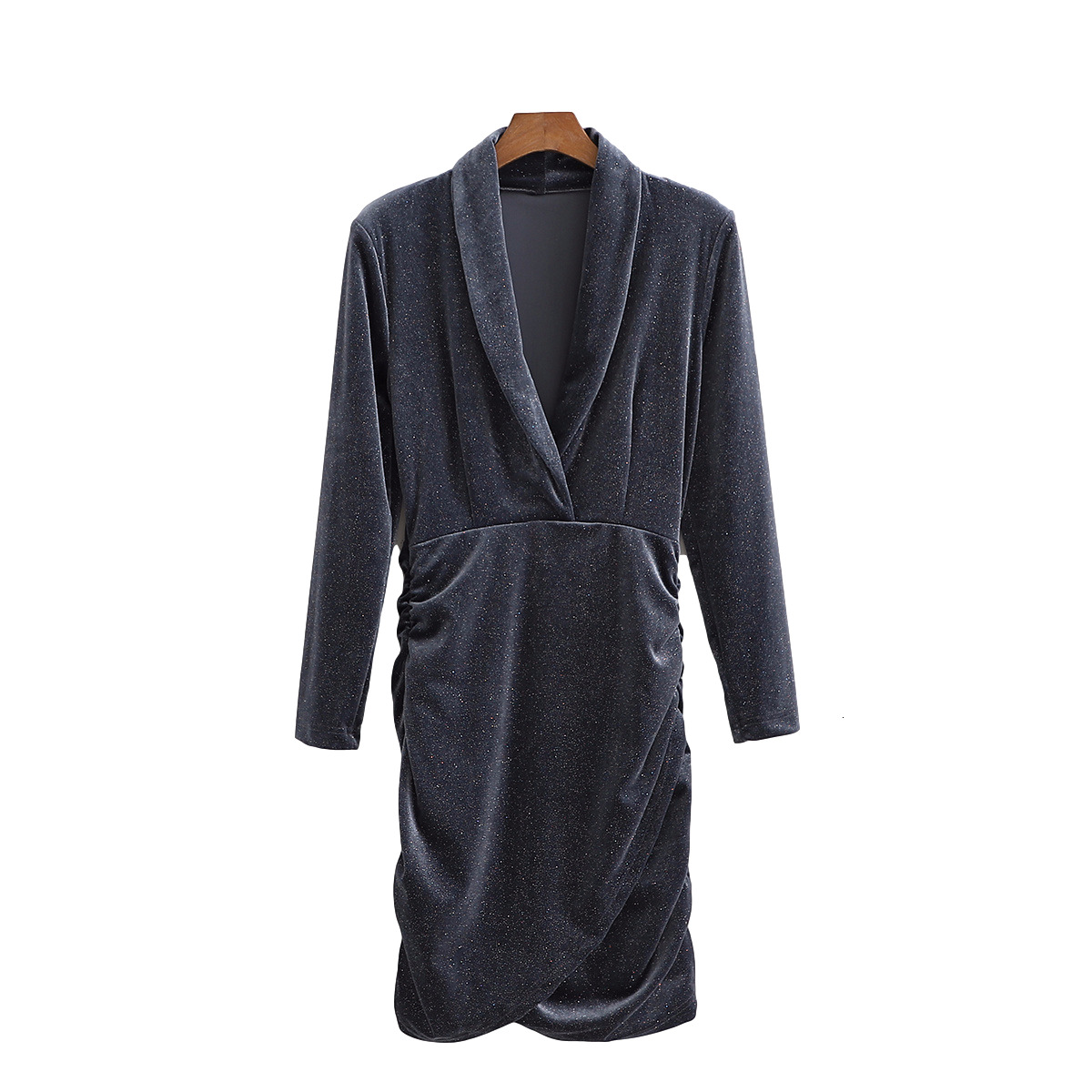 2021 New Elegant Women Solid Veet Es Fashion Ladies Grey V-neck Mini Vestidos Sweet Female Chic Slim Draped Mrz5, Gray
2021 New Elegant Women Solid Veet Es Fashion Ladies Grey V-neck Mini Vestidos Sweet Female Chic Slim Draped Mrz5, Gray