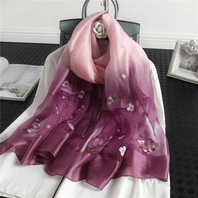 2020 Real Silk and Wool Women Scarf Color Matching Embroidery Foulard Lady Hijab Scarves Shawl Female Wraps1
2020 Real Silk and Wool Women Scarf Color Matching Embroidery Foulard Lady Hijab Scarves Shawl Female Wraps1