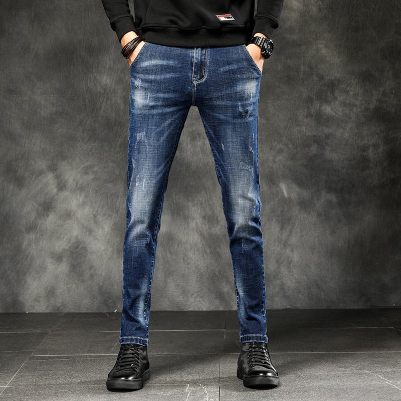 Men's Jeans Spring Winter 2020 New Warm Slim Fit Business Fashion Thicken Denim Trousers Black Blue Jeans Men
Men's Jeans Spring Winter 2020 New Warm Slim Fit Business Fashion Thicken Denim Trousers Black Blue Jeans Men