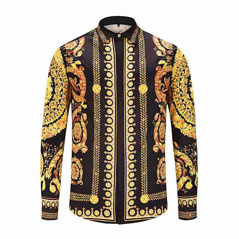 High Quality Brand Printed Shirt Men Cothing Business 2021 Plus Size Hawaii Fashion Long Sleeve Casual Paisley Print Blouse Men Shirts, Multi
High Quality Brand Printed Shirt Men Cothing Business 2021 Plus Size Hawaii Fashion Long Sleeve Casual Paisley Print Blouse Men Shirts, Multi
