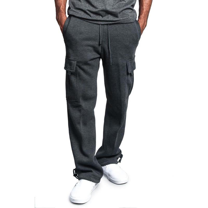 Men's Pants Men Solid Color Sweatpants Autumn Winter Adults Casual Style Cargo Thickened Enlarged Warm With Pockets Drawstring, Black
Men's Pants Men Solid Color Sweatpants Autumn Winter Adults Casual Style Cargo Thickened Enlarged Warm With Pockets Drawstring, Black