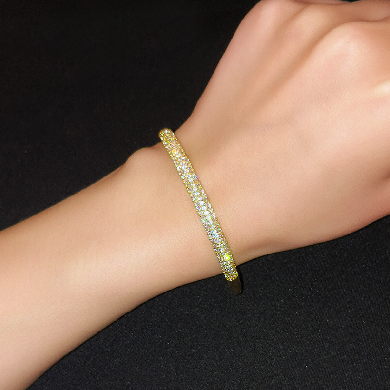 Marque Carter Bracelet pour femme zircon cubique or manchette bracelets & Bracelet Pulseira Dubai Bijoux de mariage Bijoux T200422