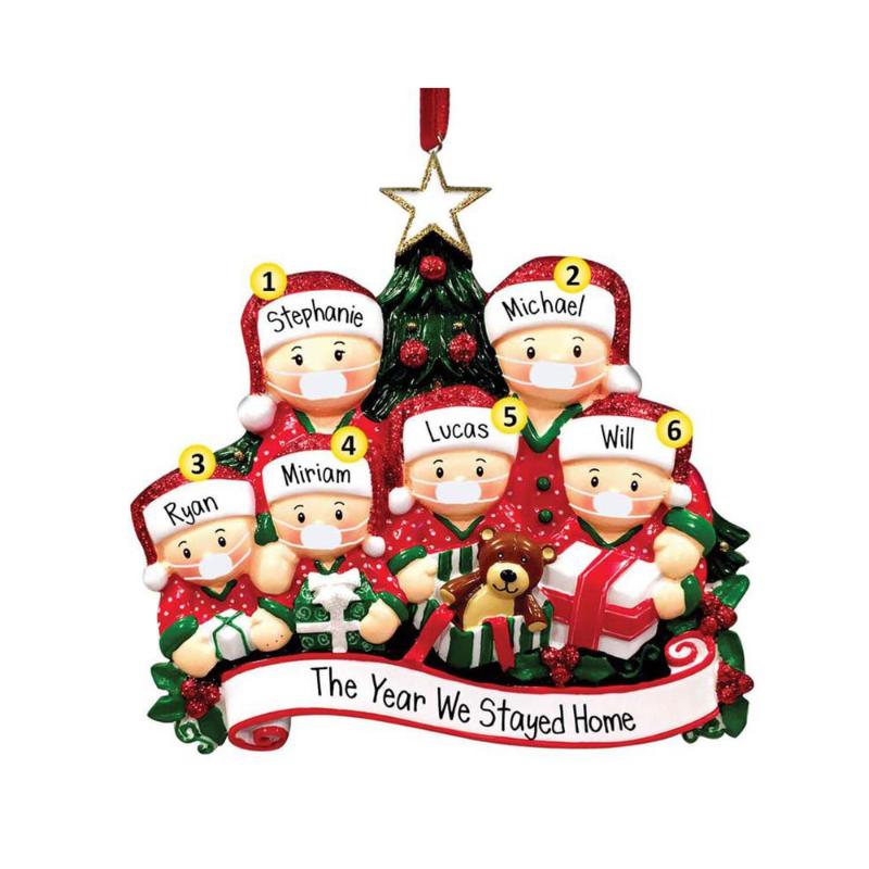 DIY Christmas Tree Ornament Quarantine Family Xmas Lockdown Decoration Decorations Masked Hand-Washed Tree Hanging Pendants
DIY Christmas Tree Ornament Quarantine Family Xmas Lockdown Decoration Decorations Masked Hand-Washed Tree Hanging Pendants