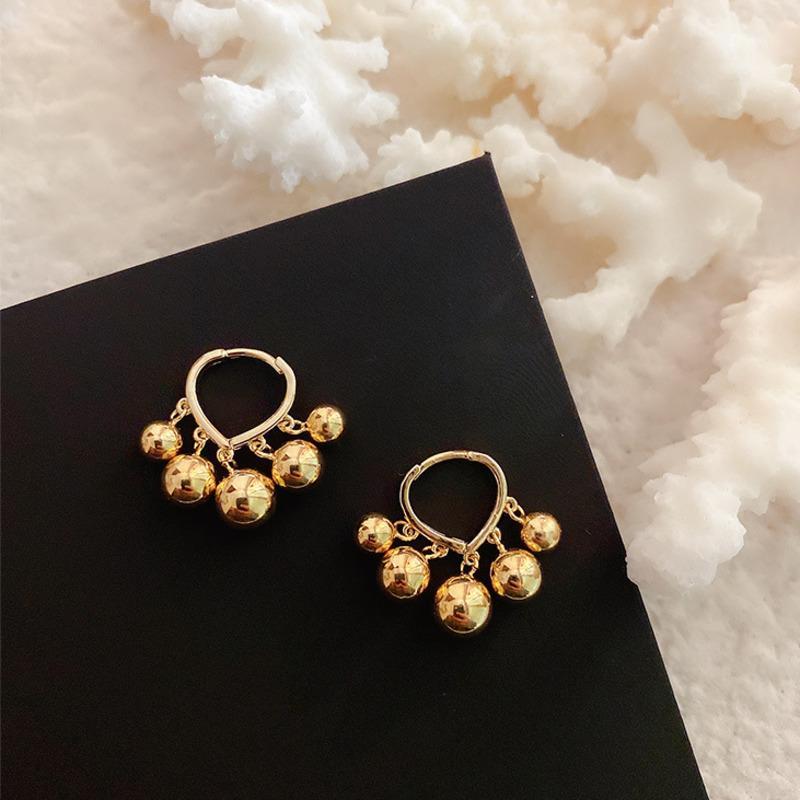 Hoop & Huggie Three-dimensional Love Metal Ball Tassel Earring For Women Pendant Plated Gold Charm Couple Jewelry Korea Ear Ring1
Hoop & Huggie Three-dimensional Love Metal Ball Tassel Earring For Women Pendant Plated Gold Charm Couple Jewelry Korea Ear Ring1