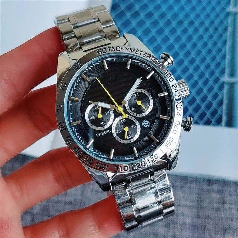 New spot merchants men's leisure day s steel band watch factory direct sales