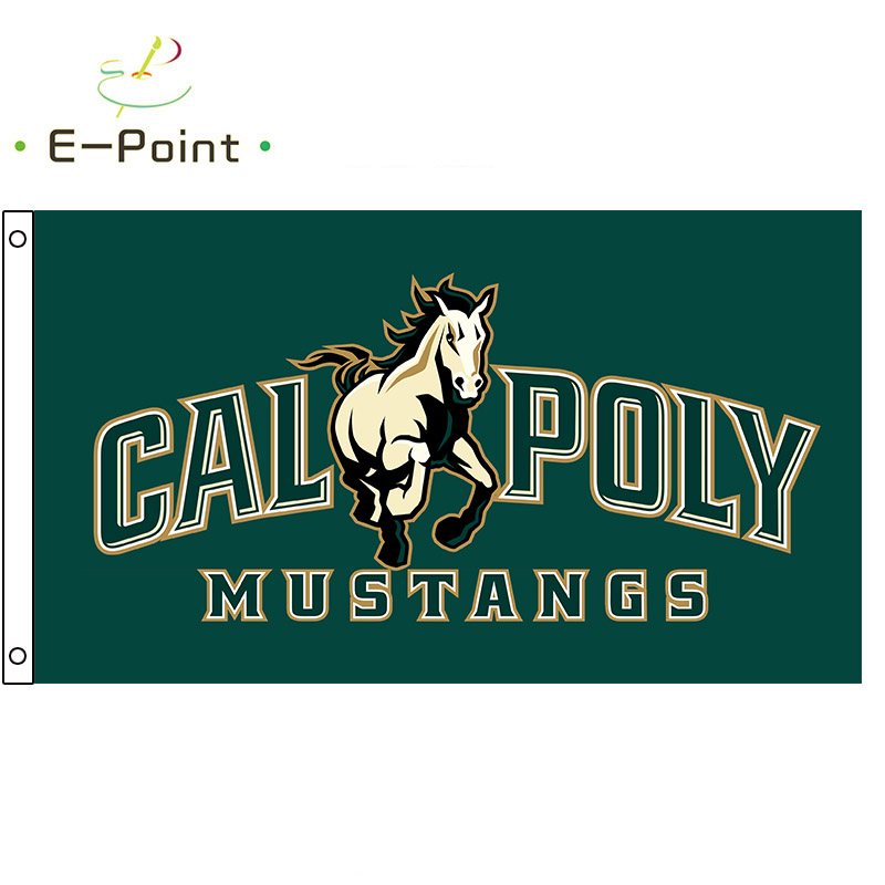 NCAA Cal Poly Mustangs Flag 3*5ft (90cm*150cm) Polyester flag Banner decoration flying home & garden flag Festive gifts
NCAA Cal Poly Mustangs Flag 3*5ft (90cm*150cm) Polyester flag Banner decoration flying home & garden flag Festive gifts