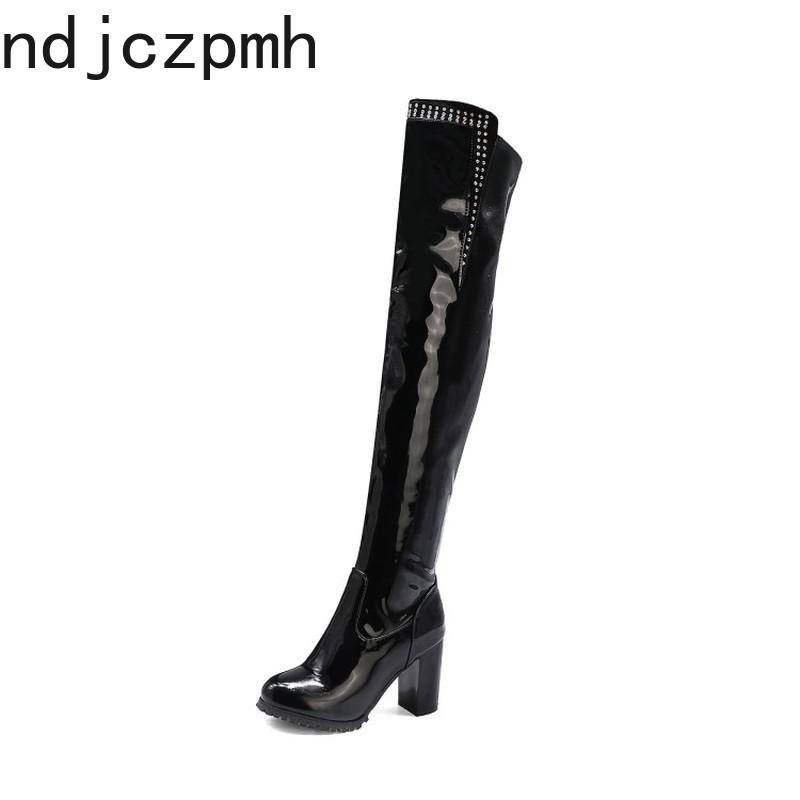 Autumn and Winter New Arrival 2020 Women Boots Black Fashion Sexy Motorcycle Platform Botas Over The Knee Boots Plus Size 33-50
Autumn and Winter New Arrival 2020 Women Boots Black Fashion Sexy Motorcycle Platform Botas Over The Knee Boots Plus Size 33-50