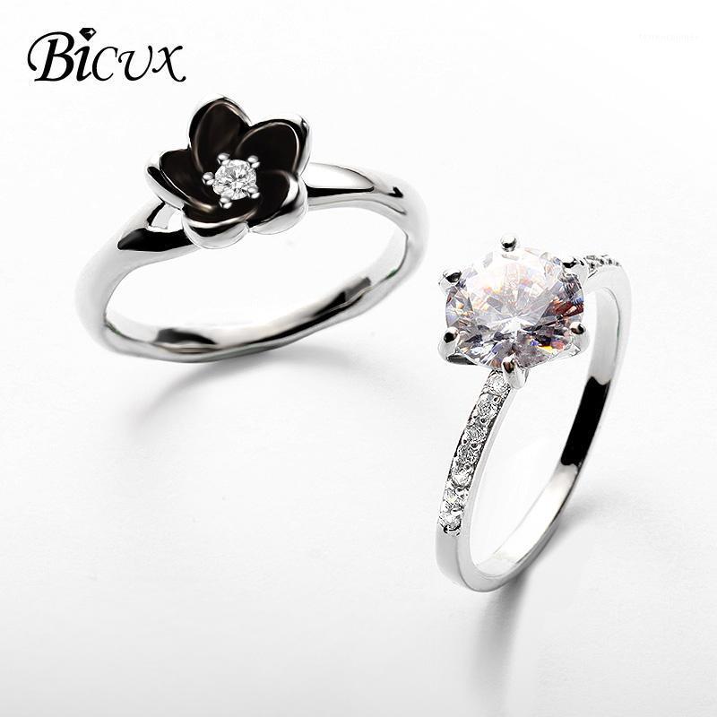 Wedding Rings BICUX Engagement For Women Classic 6 Claw Crystal White Cubic Zircon Femme Band Ring Bride Jewelry1
Wedding Rings BICUX Engagement For Women Classic 6 Claw Crystal White Cubic Zircon Femme Band Ring Bride Jewelry1