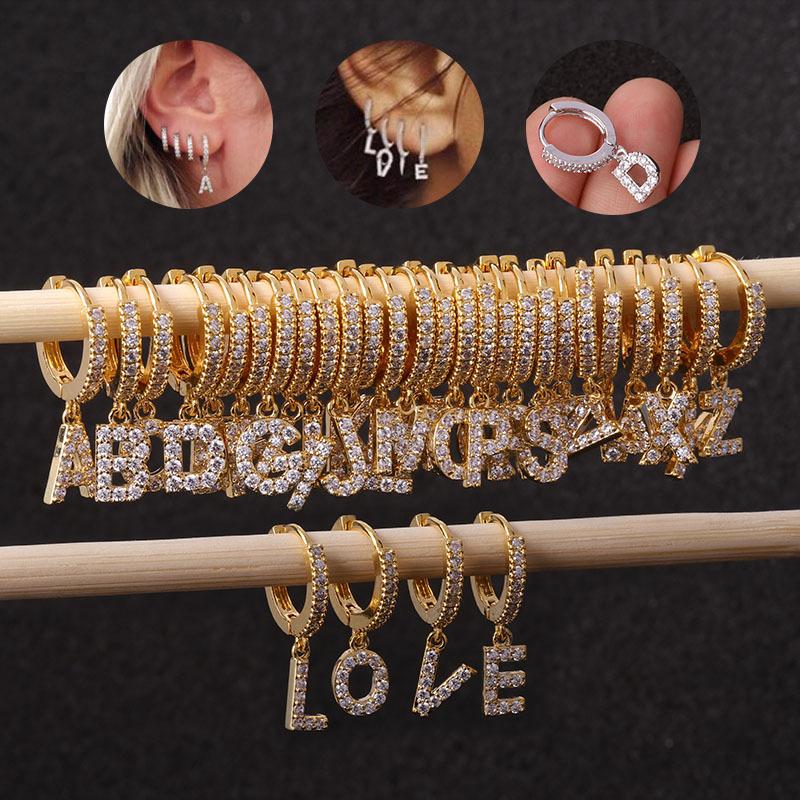 Shiny Side New Accessories Zirconia Letter Stud Earrings for Women Simple Style Unique Christmas Gift Cute Small Earrings
Shiny Side New Accessories Zirconia Letter Stud Earrings for Women Simple Style Unique Christmas Gift Cute Small Earrings
