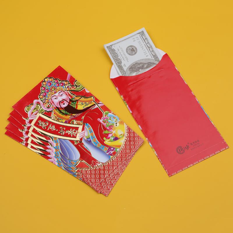 

6Pcs New Year Red Envelope Chinese Zodiac Year Spring Festival Red Packet Lucky Money Envelopes Hong Bao