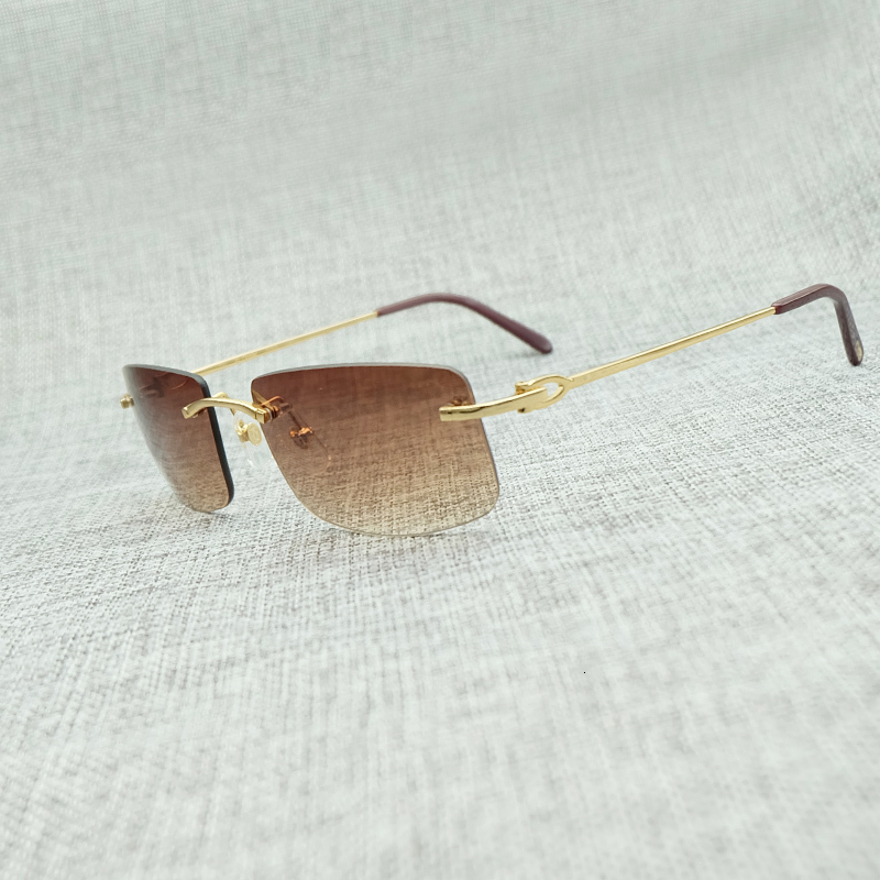 Sunglasses Men signature Brand Designer Sunglasses Cariter Women High Quality Rimless Metal Frame Fill Prescription Sunglass, White;black
Sunglasses Men signature Brand Designer Sunglasses Cariter Women High Quality Rimless Metal Frame Fill Prescription Sunglass, White;black