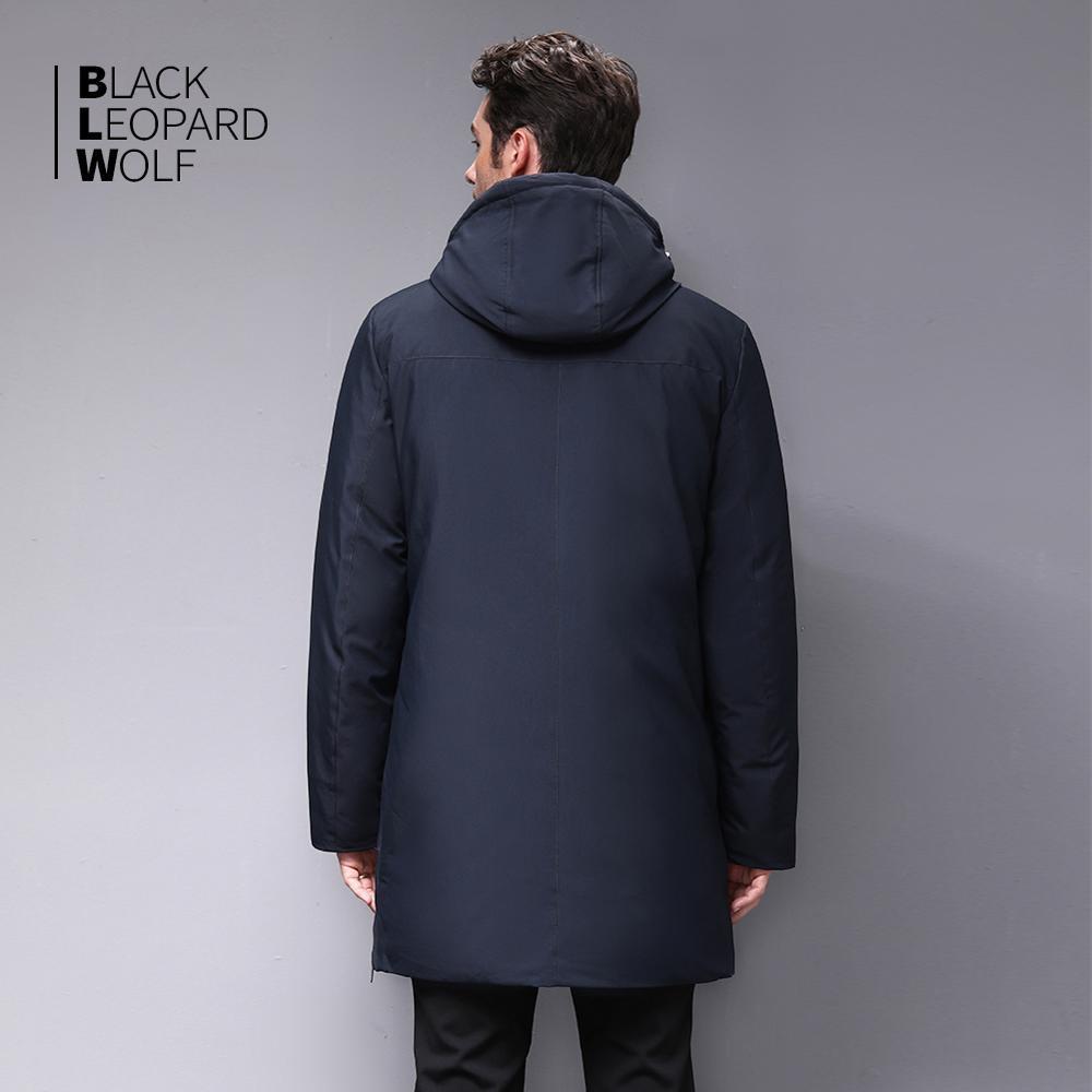 Blackleopardwolf Winter Men Coat Detachable Hood Warm Jacket Cotton Padded Winter down jacket Men Clothes BL-852 201127