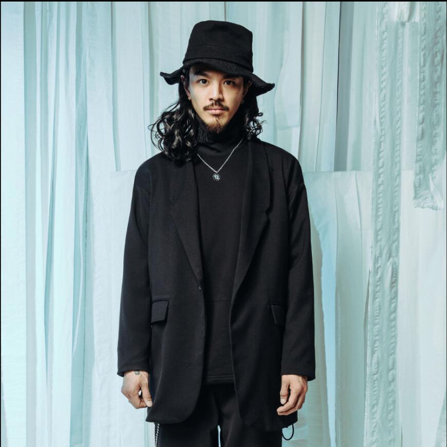 2020 Blazers Male Loose a Black Button Sleeve Long Personality Stylist Suit Singing Clothes 3axj
2020 Blazers Male Loose a Black Button Sleeve Long Personality Stylist Suit Singing Clothes 3axj