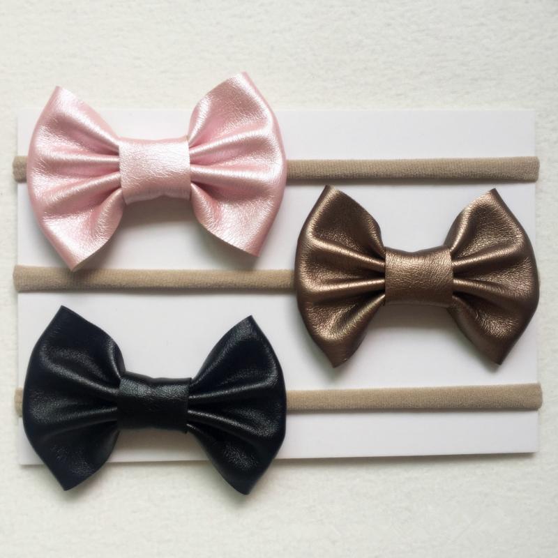 20pcs Fashion Cute Glitter PU Leather Hair Bow Nylon Headbands Solid Kawaii Bowknot Soft Hairbands Princess Adjustable Headbands, Smplsnnhb0131
20pcs Fashion Cute Glitter PU Leather Hair Bow Nylon Headbands Solid Kawaii Bowknot Soft Hairbands Princess Adjustable Headbands, Smplsnnhb0131
