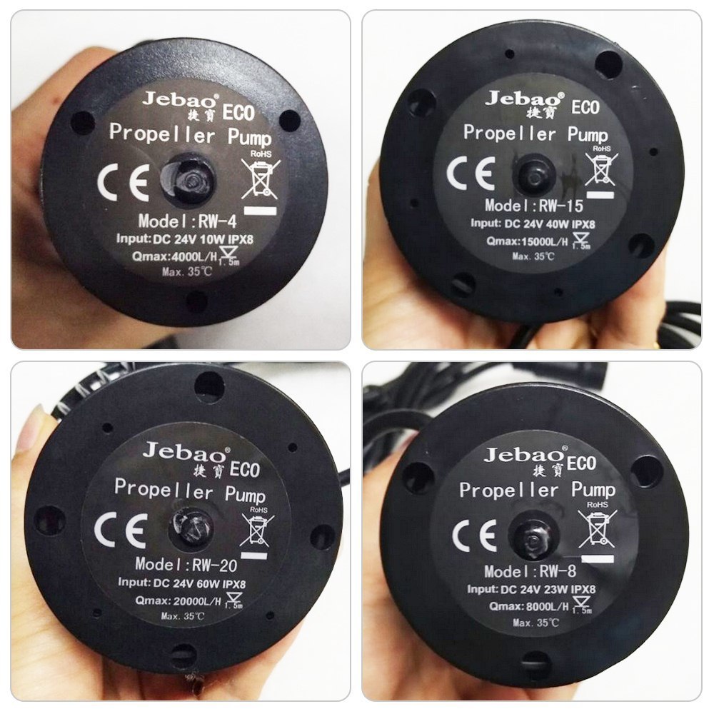 Jebao Mini Wave Pump RW4 RW8 RW15 RW20 Coral Cylinder Ocean rium Manufacturing General 240V Y200917 - view 7