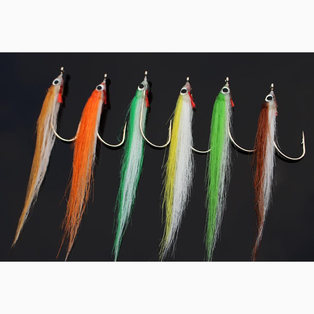 Tigofly 12 pcs 1/0 4cm High Carbon Hook Polar Fry Salmon Trout Sea Bass Steelhead Minnow Fly Fishing Flies Lure Set 201102
Tigofly 12 pcs 1/0 4cm High Carbon Hook Polar Fry Salmon Trout Sea Bass Steelhead Minnow Fly Fishing Flies Lure Set 201102