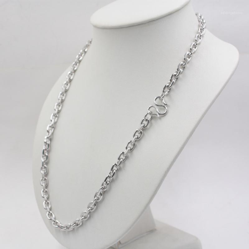 Chains Real S925 Silver Necklace For Men Women Chain Rectangle Cable Link 22''LGift Necklace1
Chains Real S925 Silver Necklace For Men Women Chain Rectangle Cable Link 22''LGift Necklace1