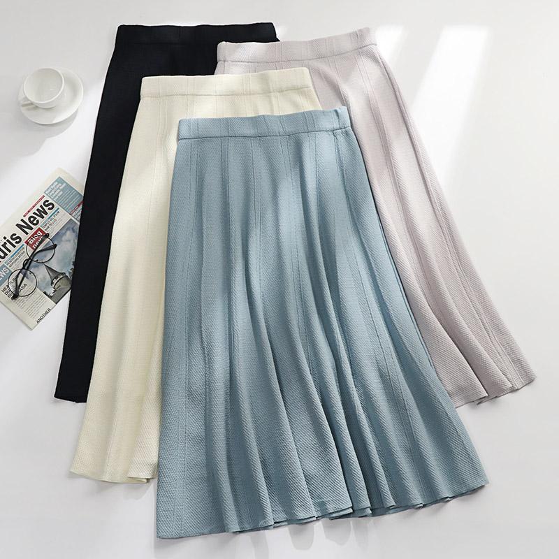 Vintage Winter Women Knitted Sweater Skirt Elastic High Waist Midi Knitted Skirt Elegant Skirts A-line Female Solid Office Lady1, Brown
Vintage Winter Women Knitted Sweater Skirt Elastic High Waist Midi Knitted Skirt Elegant Skirts A-line Female Solid Office Lady1, Brown