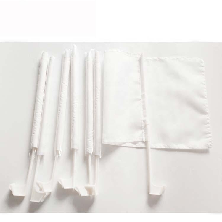 12x18inches White Blank Car flag Sublimation flag 100D Polyester Print High Quality car window with 43cm plastic pole free shipping KKF2235
12x18inches White Blank Car flag Sublimation flag 100D Polyester Print High Quality car window with 43cm plastic pole free shipping KKF2235