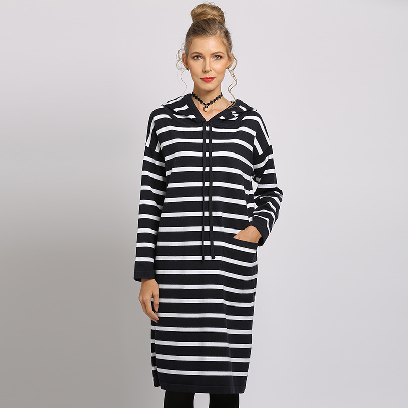 2021 New Ovesized Long Straight Maxi Hoodies Autumn Winter Women Striped Sweater Casual Loose Knit Midi Dress Pull Vestidos J464, White
2021 New Ovesized Long Straight Maxi Hoodies Autumn Winter Women Striped Sweater Casual Loose Knit Midi Dress Pull Vestidos J464, White
