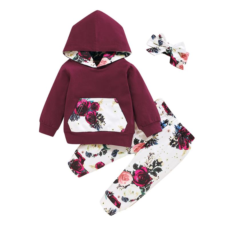 3Pcs 2021 Newborn Kids Baby Clothes Long-sleeved Hooded Floral Print Tops+floral Pants Set Autumn Winter Kids Clothes Ropa Niña
3Pcs 2021 Newborn Kids Baby Clothes Long-sleeved Hooded Floral Print Tops+floral Pants Set Autumn Winter Kids Clothes Ropa Niña