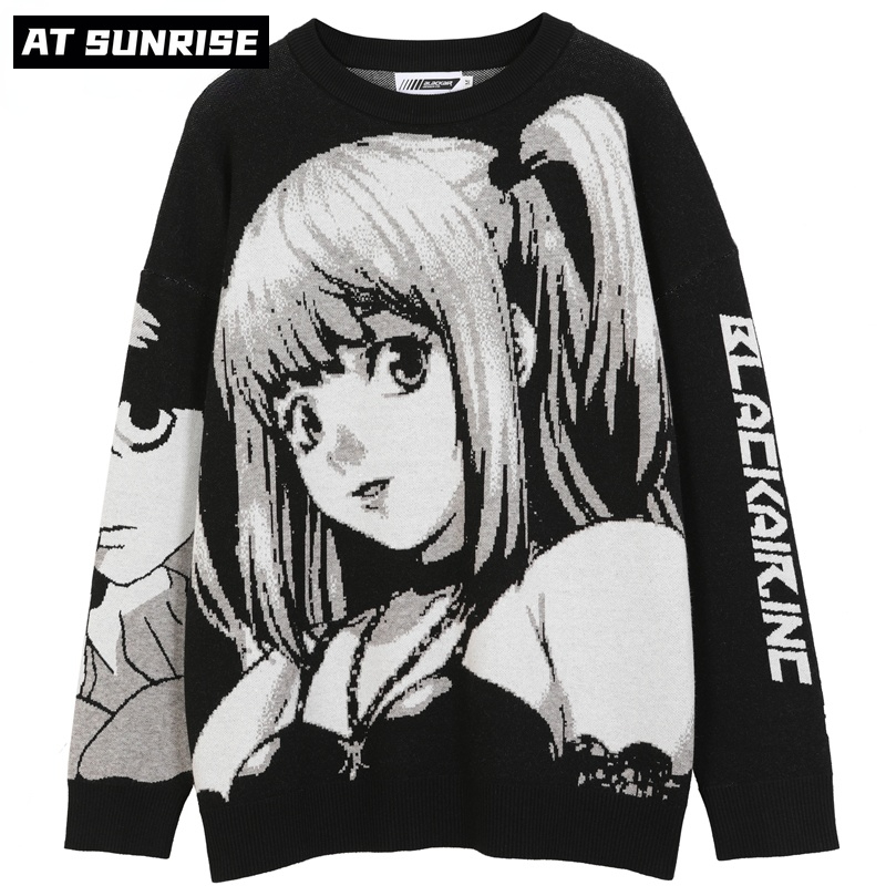 Mens Hip Hop Streetwear Harajuku Sweater Vintage Retro Japanese Style Anime Girl Knitted Sweater 2021 Autumn Cotton Pullover
Mens Hip Hop Streetwear Harajuku Sweater Vintage Retro Japanese Style Anime Girl Knitted Sweater 2021 Autumn Cotton Pullover